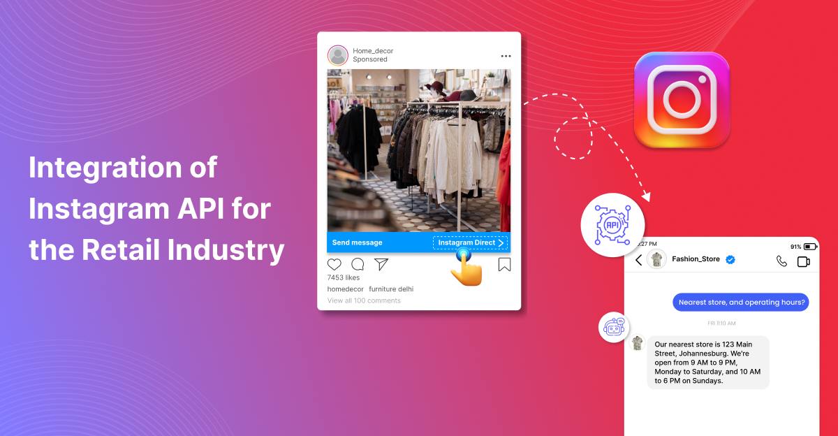 Integration of Instagram API for retail industry