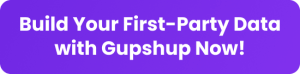 Build your first party data with Gupshup