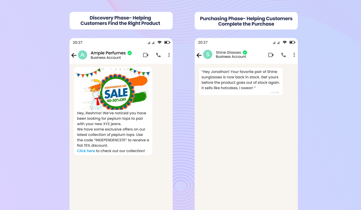 WhatsApp Chatbot Usecases for Festive Season_WhatsApp Templates