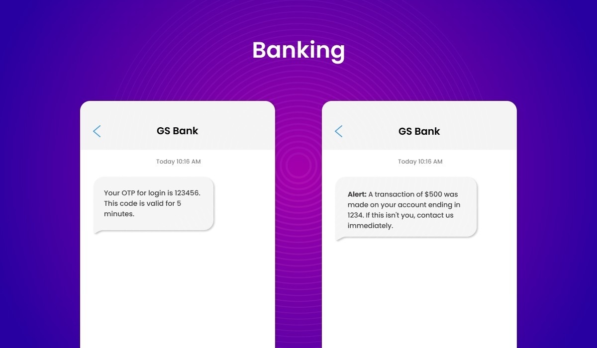 SMS API Service Blog SMS Mockup 1 Banking