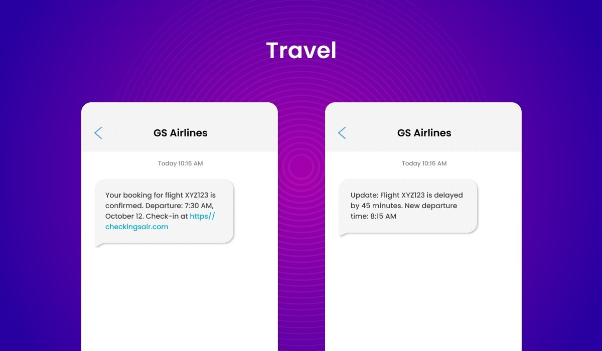 SMS API Service Blog SMS Mockup 4 Travel