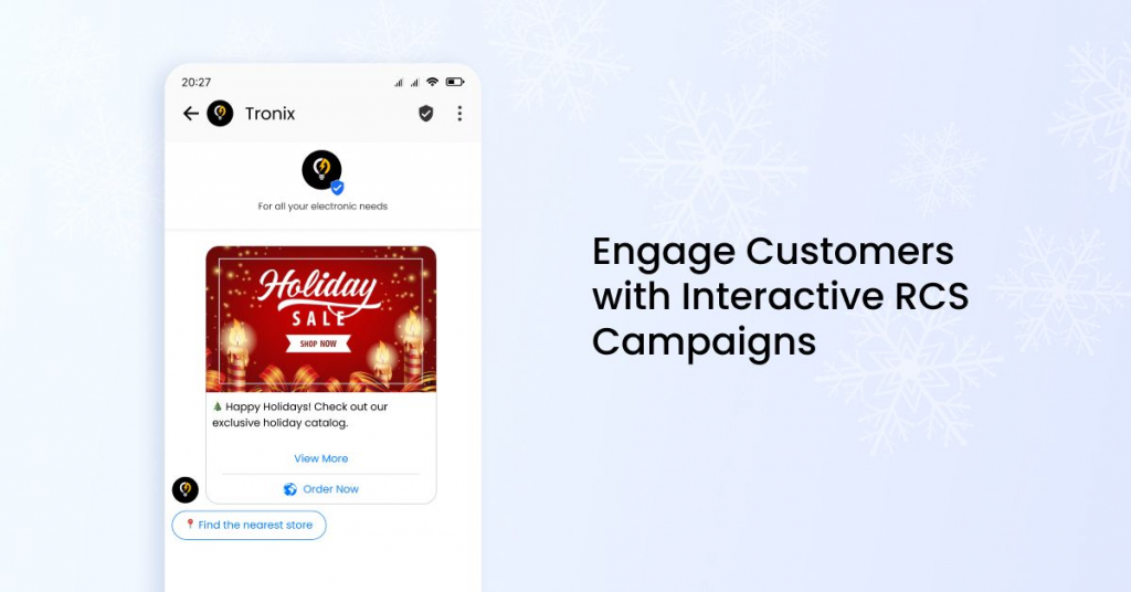 Engage Customers with Interactive RCS