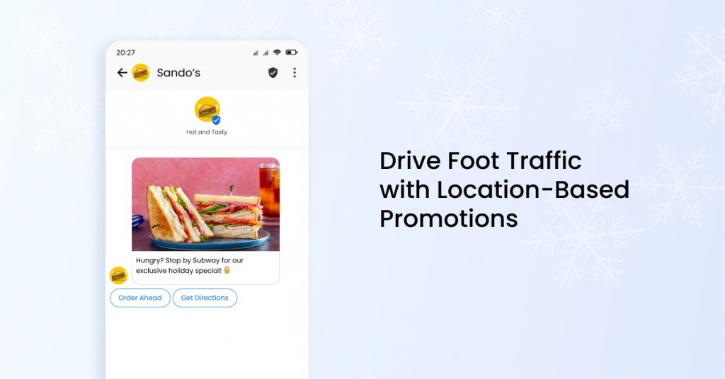 Drive Foot Traffic with locations based promotions