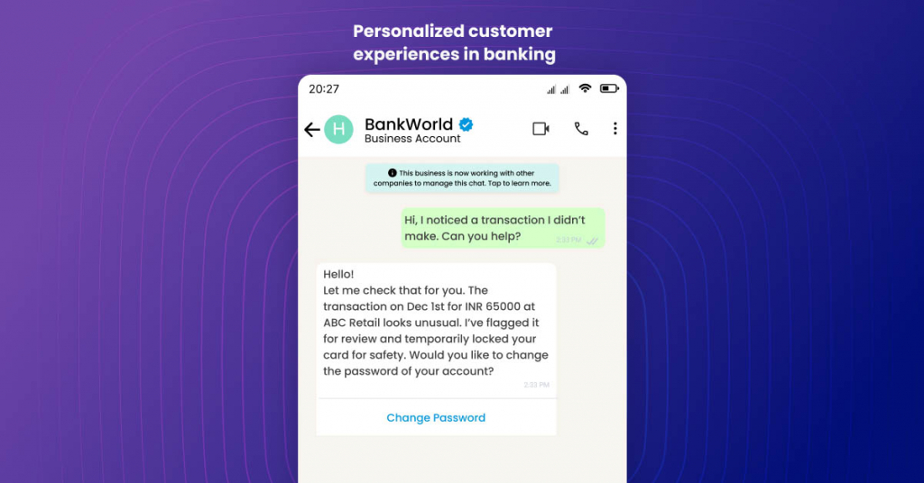 Customer experiences in Banking