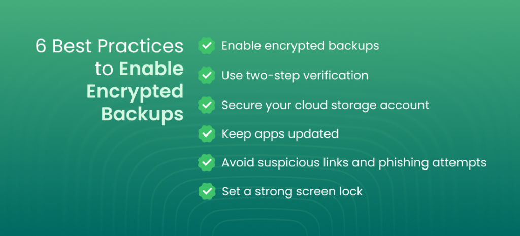 Best Practices for Securing WhatsApp Backups